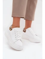 Dámské tenisky na platformě Big Star – bílé Dámské tenisky na platformě Big Star – bílé