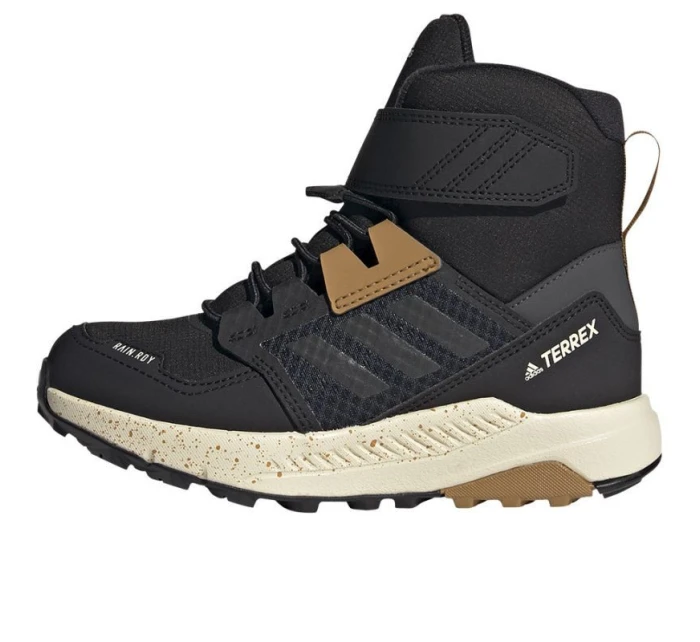 Dětské zimní kotníkové boty Terrex Trailmaker Jr FZ2611 Černá s hnědou - Adidas Dětské zimní kotníkové boty Terrex Trailmaker Jr FZ2611 Černá s hnědou - Adidas