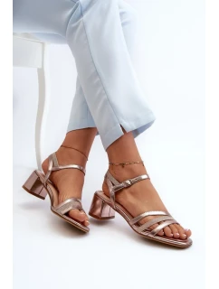 Sandály na podpatku model 196656 Step in style