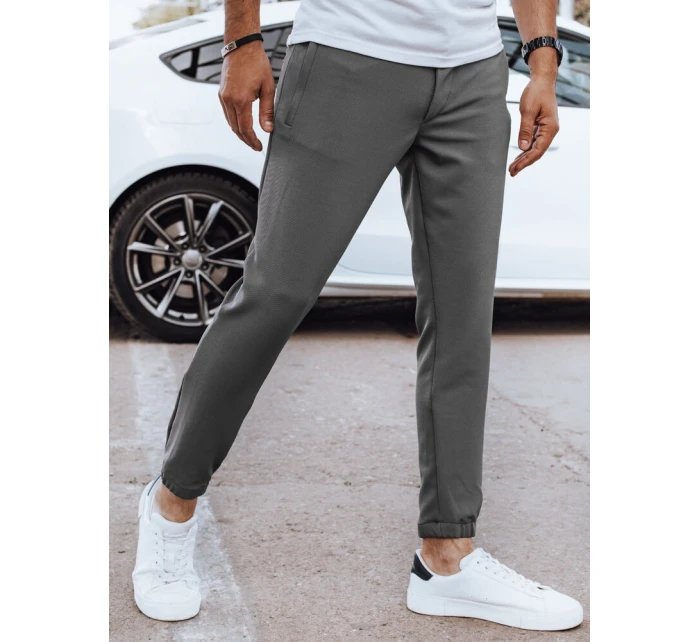Pánské tmavě šedé kalhoty FashionStreet jogger UX4265