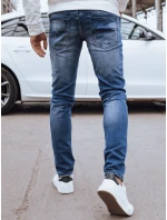 Pánské tmavě modré džínové kalhoty FashionStreet UX4294 Pánské tmavě modré džínové kalhoty FashionStreet UX4294