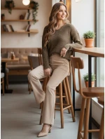 Dámský svetr beige Dstreet model 21982752 - FashionStreet