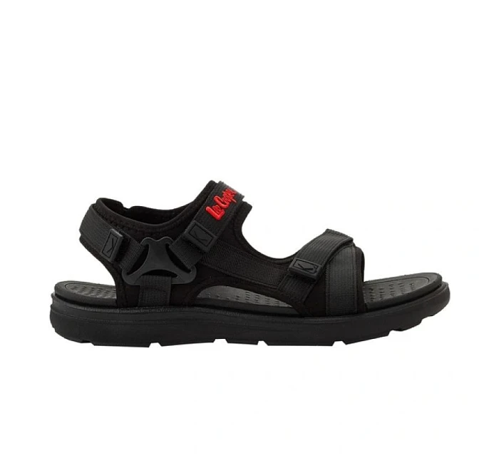 Lee Cooper pánské boty na suchý zip sandály na léto černé lehké