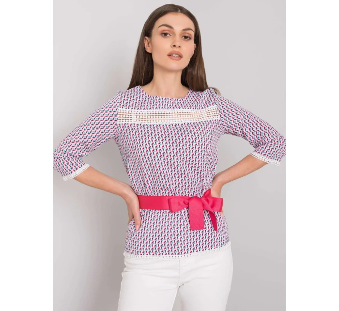 Halenka LK BZ model 15440725 bílá a růžová - FPrice