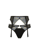Cleo Valentina Luxe Suspender black 10723