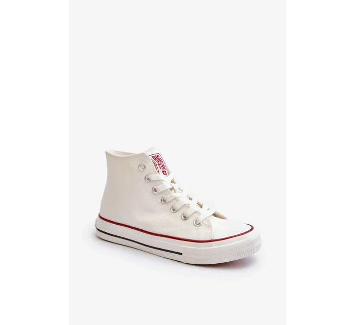 Dámské vysoké tenisky Big Star Bílé Dámské vysoké tenisky Big Star Bílé