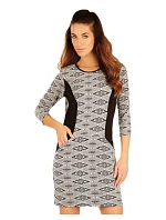 Dámské šaty s 3/4 rukávem Litex 90361 černobílá