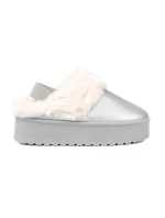 Komfortní sněhule stříbrné dámské platforma Komfortní sněhule stříbrné dámské platforma