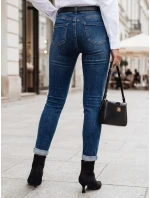 Dámské džínové kalhoty DIVETTI tmavě modré FashionStreet UY2252 Dámské džínové kalhoty DIVETTI tmavě modré FashionStreet UY2252