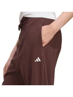 Dámské kalhoty adidas Essentials Small Logo French Terry Cuffed pants brown JX3864 dámské Dámské kalhoty adidas Essentials Small Logo French Terry Cuffed pants brown JX3864 dámské