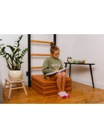SKLÁDACÍ GYMNASTICKÁ MATRACE HNĚDÁ 180CM BENCHK SKLÁDACÍ GYMNASTICKÁ MATRACE HNĚDÁ 180CM BENCHK