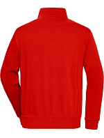 Daiber JN 831 Pracovní mikina s 1/4 zipem 02.0831 red Daiber JN 831 Pracovní mikina s 1/4 zipem 02.0831 red