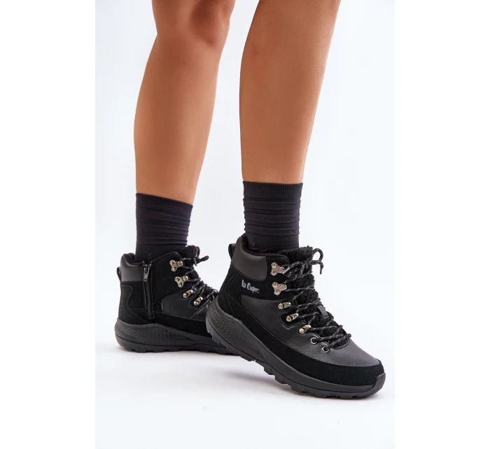 Dámské Lehká Kotníková Obuv Na Zip Černá Lee Cooper LCJ-24-03-3073