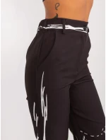 Spodnie DHJ SP model 20112999 czarny - FPrice Spodnie DHJ SP model 20112999 czarny - FPrice