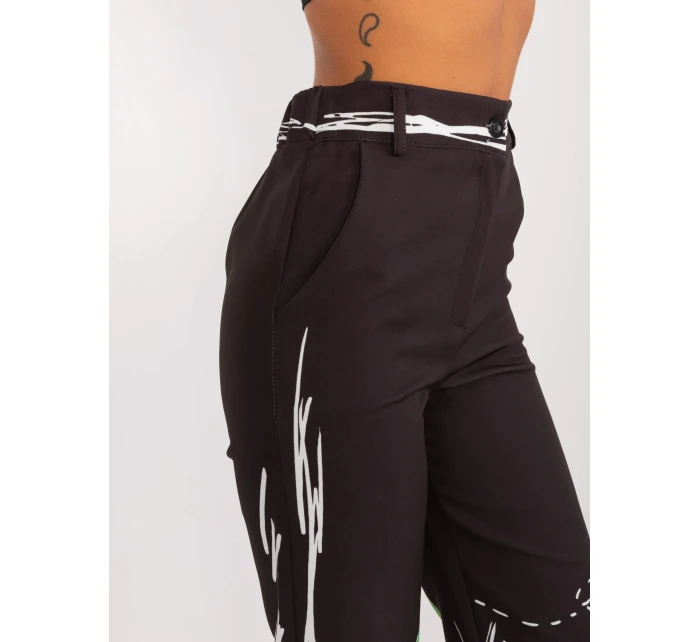 Spodnie DHJ SP model 20112999 czarny - FPrice Spodnie DHJ SP model 20112999 czarny - FPrice