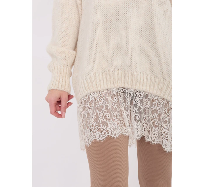 Sweter IN SW model 21782331 jasny beżowy - FPrice