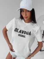 Dámské tričko 277052 ecru - Ola Voga