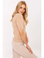 Svetr s krátkým rukávem model 216779 Factory Price Svetr s krátkým rukávem model 216779 Factory Price