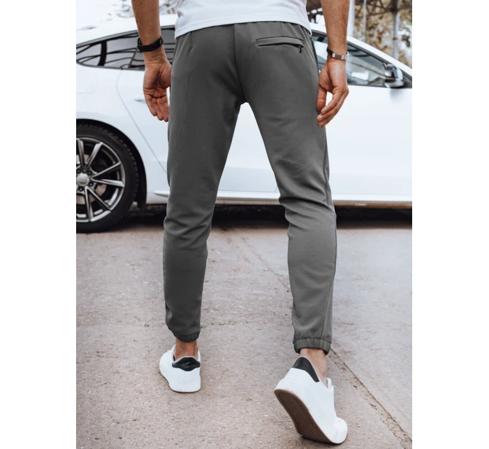 Pánské tmavě šedé kalhoty FashionStreet jogger UX4265
