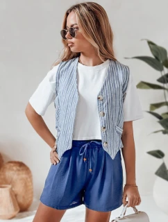 Dámské látkové šortky SUMMER TRIP blue FashionStreet SY0434