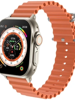 RUBICON RNCF17 Titan/Orange Pánské chytré hodinky SMARUB269