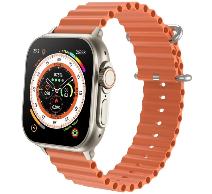 RUBICON RNCF17 Titan/Orange Pánské chytré hodinky SMARUB269 RUBICON RNCF17 Titan/Orange Pánské chytré hodinky SMARUB269