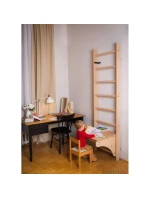 DŘEVĚNÝ ŽEBŘÍK S LAVIČKOU 112