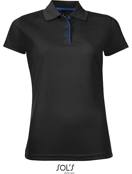 SOL'S Performer Women Dámské piqué sportovní polo 25.1198 black SOL'S Performer Women Dámské piqué sportovní polo 25.1198 black