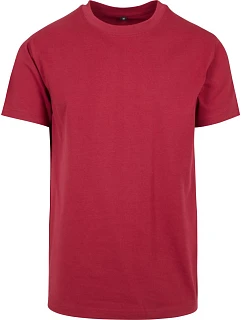BY 004 Tričko z těžké bavlny model 22433643 burgundy - Build your Brand