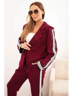 Dámská souprava s  a sportovní švestková model 21345063 - K-Fashion