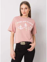 Tričko 157 TS 0086.60P tmavě růžové