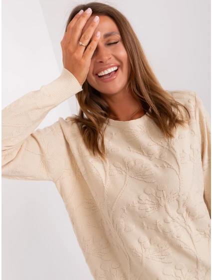 Jumper AT SW 2231.99P světle béžová Jumper AT SW 2231.99P světle béžová