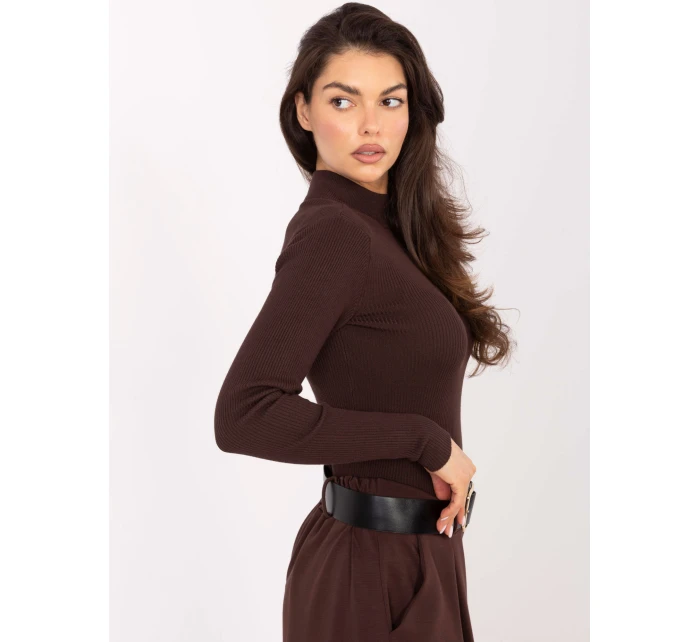 Jumper D93050Z90814A tmavě hnědý Jumper D93050Z90814A tmavě hnědý