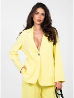 Marynarka IT MA model 21946547 jasny żółty - FPrice