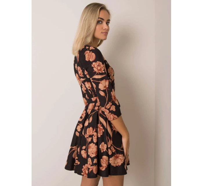 Šaty LK SK 508307 3.75P černá a béžová