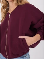 Bluza WT BL model 21859028 bordowy - FPrice Bluza WT BL model 21859028 bordowy - FPrice