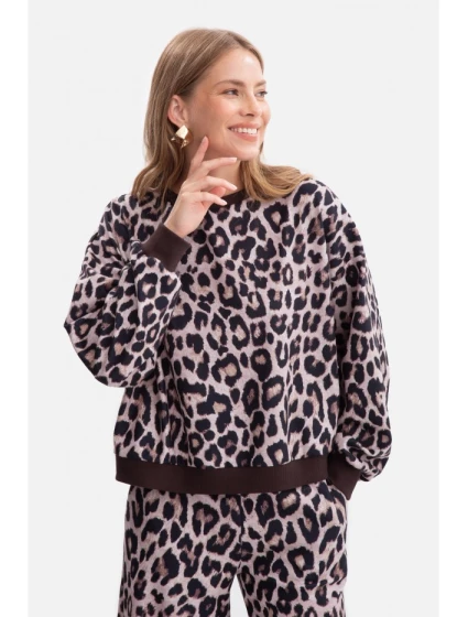 model 21379892 Pletená mikina s potiskem model 1 - BeWear