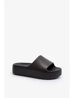 Dámské pantofle se silnou podrážkou černé Oreithano Dámské pantofle se silnou podrážkou černé Oreithano