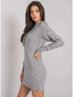 Dámské šaty s kapucí 7099 - RUE PARIS