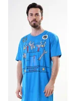 Pánská noční košile s krátkým rukávem model 17843964 - Vienetta MAN Pánská noční košile s krátkým rukávem model 17843964 - Vienetta MAN