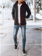 Pánská softshellová bunda černá Dstreet TX4173 Pánská softshellová bunda černá Dstreet TX4173