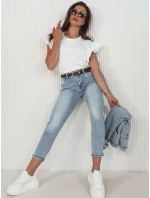 Dámské džínové kalhoty GLAM JEANS blue FashionStreet UY2114