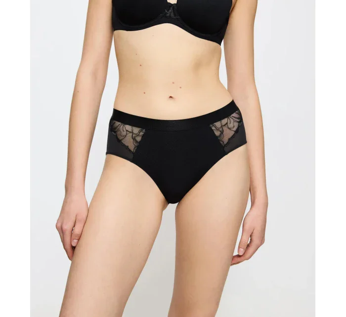Dámské kalhotky Wild Azalea Florale Maxi - BLACK - černé 0004 - TRIUMPH Dámské kalhotky Wild Azalea Florale Maxi - BLACK - černé 0004 - TRIUMPH