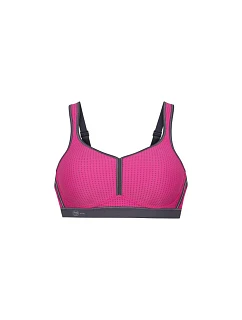 performance sportovní podprsenka moldovaná 5566 pink/anthrazit - Active