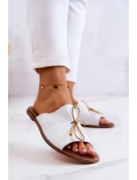 Kožené model 21580892 Dámské Žabky Bílé - Zazoo