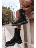 Dámské Workery s Ozdobným Zateplené Černé model 21715371 - Boto Dámské Workery s Ozdobným Zateplené Černé model 21715371 - Boto