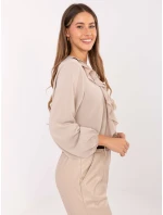 Bluzka MI BZ model 21421277 ciemny bezowy - FPrice