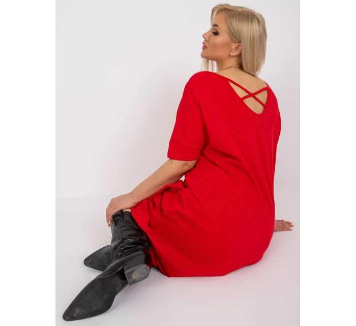 Šaty RV SK 6639.02X červená