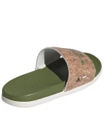 Dětské žabky / nazouváky Adilette Comfort Jr ID8029 Zelená s hnědou - Adidas Dětské žabky / nazouváky Adilette Comfort Jr ID8029 Zelená s hnědou - Adidas