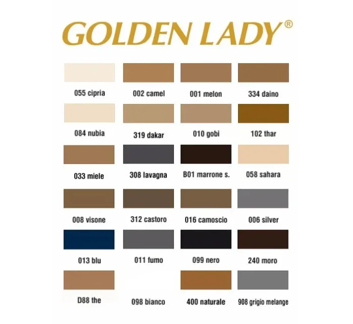 Dámské punčochové kalhoty Golden Lady Summer Body Skin 8 den 5-XL